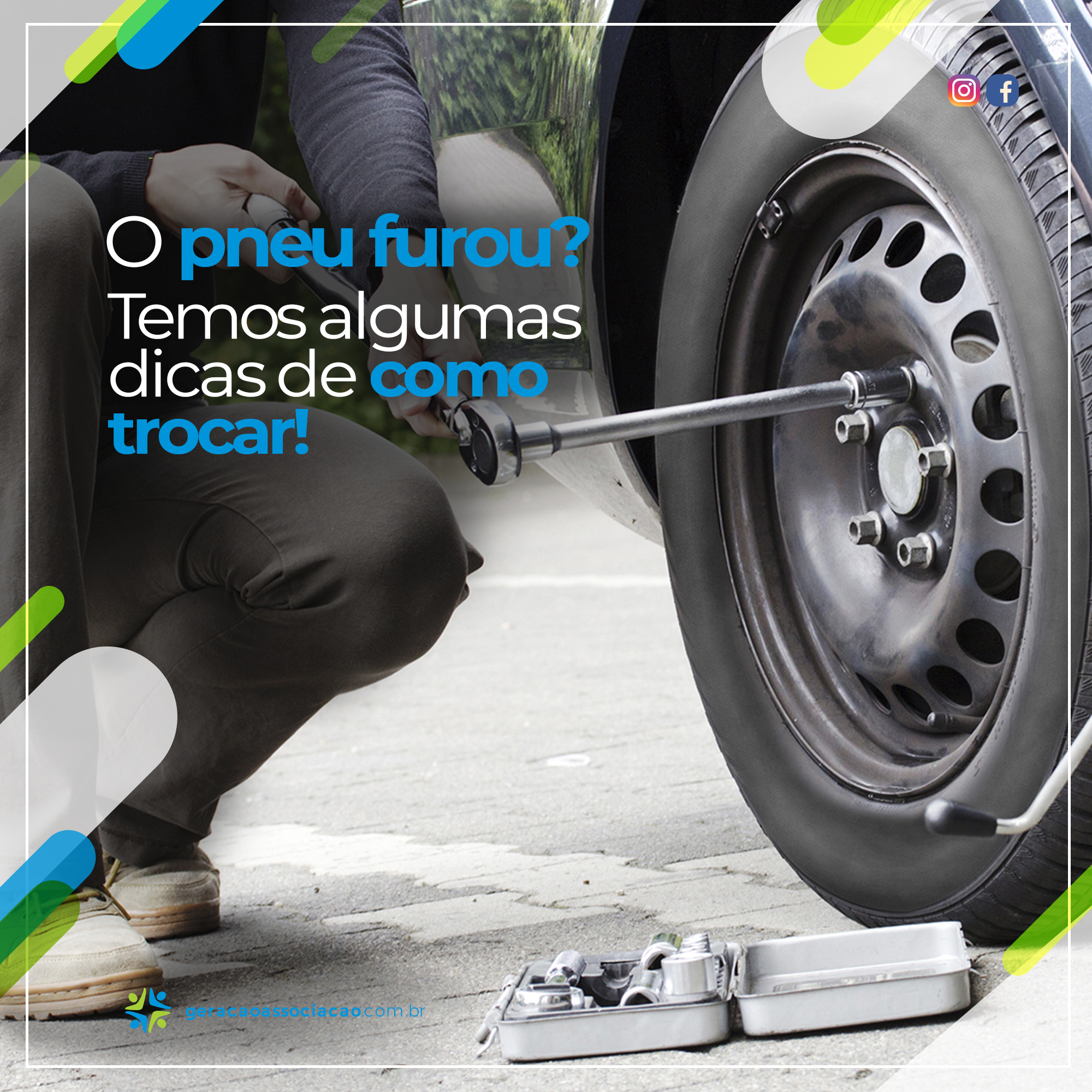 O pneu furou?