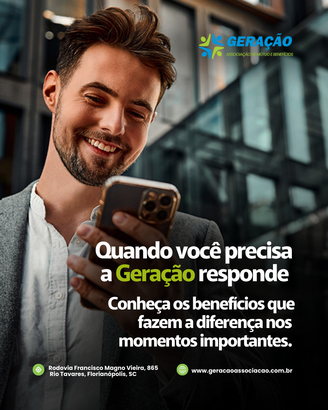 Quando você precisa, a Geração responde.