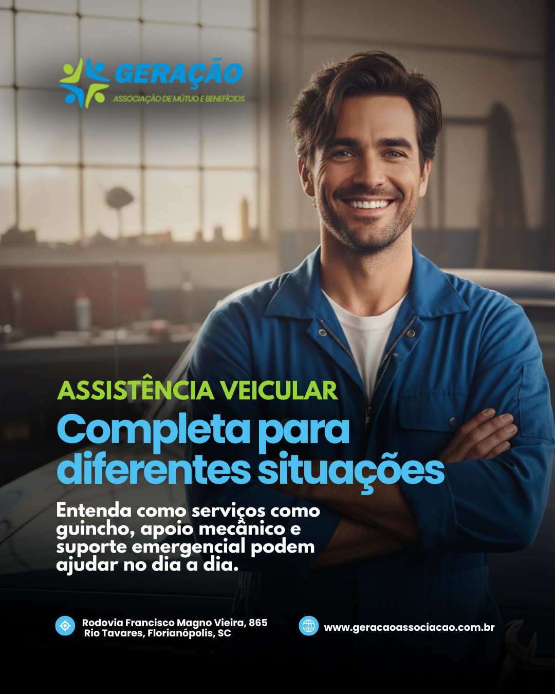 Ter uma assistência veicular completa é contar com suporte nos momentos em que você mais precisa.